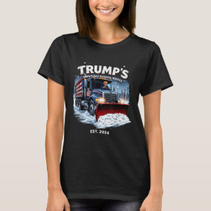 Grappige Trump 2024 Overwinning Sneeuwvlok Verwijd T-shirt