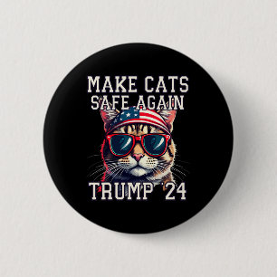Grappige Trump 24 President Dete Meme Maakt Katten Ronde Button 5,7 Cm