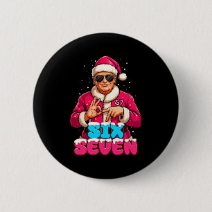 Grappige Trump 67 Meme Kostuum Zes Zeven Kerstmis  Ronde Button 5,7 Cm