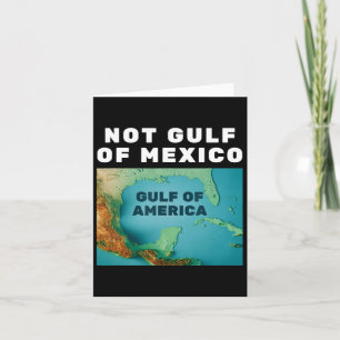 Grappige Trump Amerika's Golf Niet Golf van Mexico Kaart