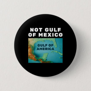 Grappige Trump Amerika's Golf Niet Golf van Mexico Ronde Button 5,7 Cm