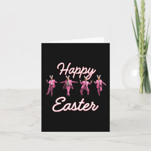 Grappige Trump Dance Happy Easter Bunny Spring Hun Kaart