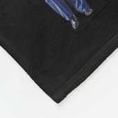 Grappige Trump dans dansen als een misdadiger stem Fleece Deken (Hoek)