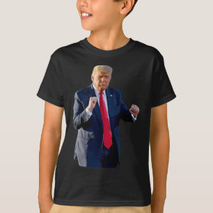 Grappige Trump dans dansen als een misdadiger stem T-shirt