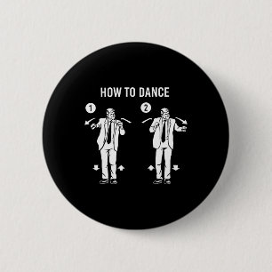 Grappige Trump-dans Hoe te dansen Ronde Button 5,7 Cm