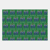 Grappige Trump Dans Xmas Inpakpapier Vel (Voorkant 3)