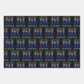 Grappige Trump Dans Xmas Inpakpapier Vel (Voorkant)