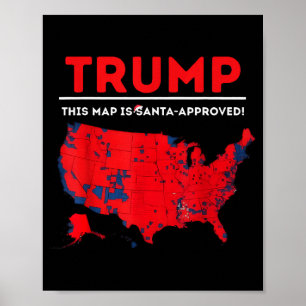 Grappige Trump Deze Kaart Is Goedgekeurd Door Kers Poster