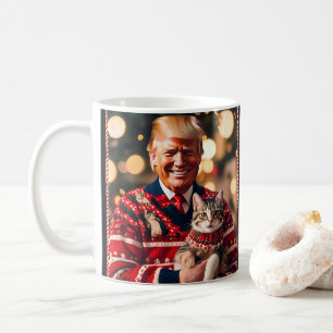 Grappige Trump   Donald Trump maakt katten weer ve Koffiemok