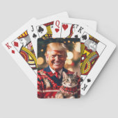 Grappige Trump | Donald Trump maakt katten weer ve Pokerkaarten (Achterkant)