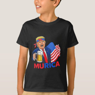 Grappige Trump Drink Bier T - shirts Maak Kerst 20