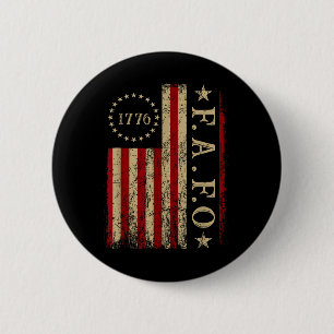 Grappige Trump Fafo F in de buurt te weten komen R Ronde Button 5,7 Cm