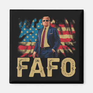 Grappige Trump Fafo, Y2k Fafo Trump Amerikaanse Vl Magneet