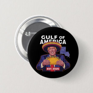 Grappige Trump Golf van Amerika 2025 Trump Ronde Button 5,7 Cm