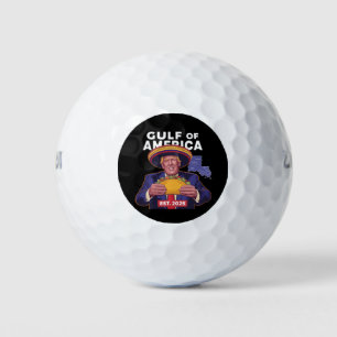 Grappige Trump Golf Van Ons Amerika 2025 Trump  Golfballen