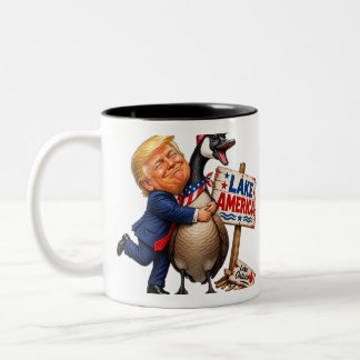 Grappige Trump & Goose Lake America mok