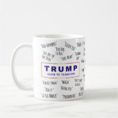 Grappige Trump Guide to Trumpisms Koffiemok (Links)
