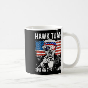 Grappige Trump Hawk Tuah - Spuug Op Dat Ding Meme Koffiemok