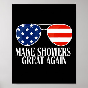 Grappige Trump-Humor maakt weer goed douchen Poster