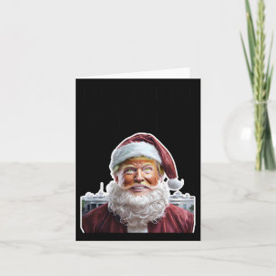 Grappige Trump Ik zal thuis zijn voor Kerstmis Gra Kaart