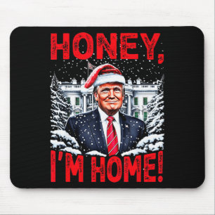 Grappige Trump Kerst Honey Im Home Donald Trump Ch Muismat
