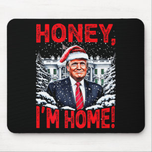 Grappige Trump Kerst Honey Im Home Donald Trump Ch Muismat