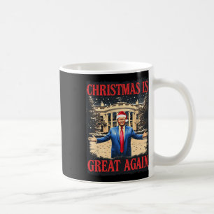 Grappige Trump kerst is weer geweldig kerstpyjama Koffiemok