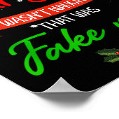 Grappige Trump Kerst Pyjama Vals Nieuws Poster (Hoek)