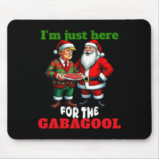 Grappige Trump Kerstman Ik ben hier voor de kerstd Muismat