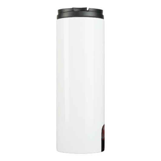 Grappige Trump Kerstman Kaart Thermosbeker (Achterkant)