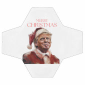 Grappige Trump Kerstman Kaart Voetbal (Enkel)