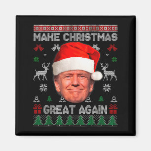 Grappige Trump Lelijke Trui Maakt Kerstmis Weer Gr Magneet