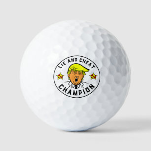 Grappige Trump Lie en Cheat Champion Golfballen