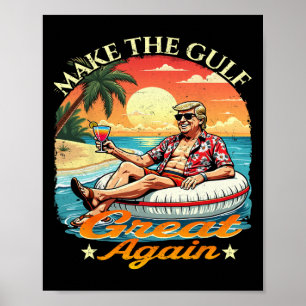 Grappige Trump Maak De Golf Grote Opnieuw Trump Me Poster