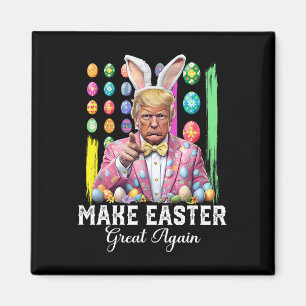 Grappige Trump Maak Pasen Weer Groot Konijn Jacht Magneet