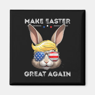 Grappige Trump Maak Pasen Weer Groot Konijn Jacht  Magneet