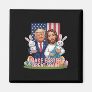 Grappige Trump Maak Pasen Weer Groot Konijn Jacht Magneet