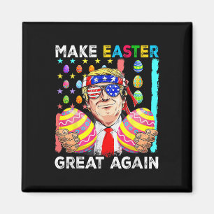 Grappige Trump Maak Pasen Weer Groot Konijn Jacht Magneet