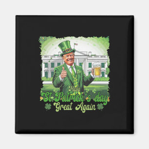 Grappige Trump Maak St. Patrick's Day Weer Groot I Magneet