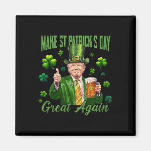 Grappige Trump Maak St Patrick's Day Weer Groot Ir Magneet