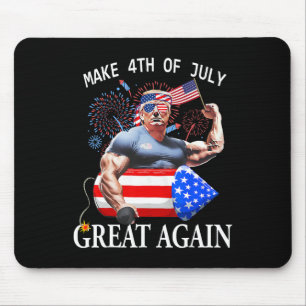 Grappige Trump maakt 4 juli weer geweldig Trump 20 Muismat
