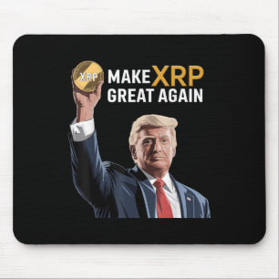 Grappige Trump maakt XRP weer geweldig XRP Crypto Muismat
