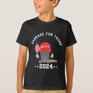 Grappige Trump Mega Garbage kan cartoon karakter n T-shirt