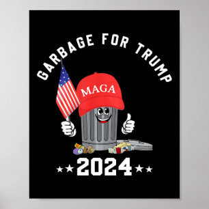 Grappige Trump Mega Garge Kan Cartoon Karakter Ame Poster