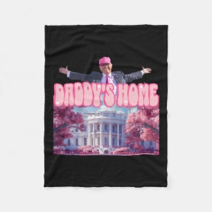 Grappige Trump neemt Amerika terug Fleece Deken