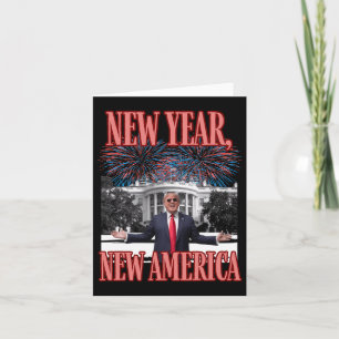 Grappige Trump Nieuwjaar Kaart