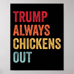 Grappige Trump Ontwikkelt Altijd Kippenvel Taco Tr Poster