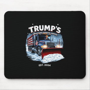 Grappige Trump Overwinning Sneeuwvlok Verwijdering Muismat