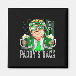 Grappige Trump Paddys Back 45 47 St. Patricks Day  Magneet