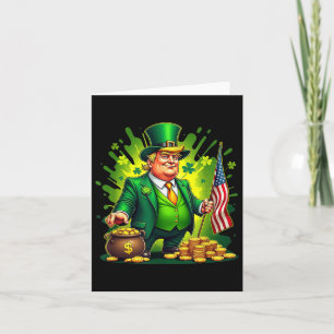 Grappige Trump Paddys Terug 45 47 St Patricks Day  Kaart
